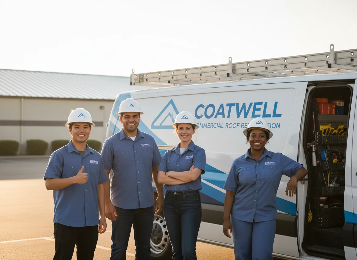 Commercial roof coating company in Ceres, VA